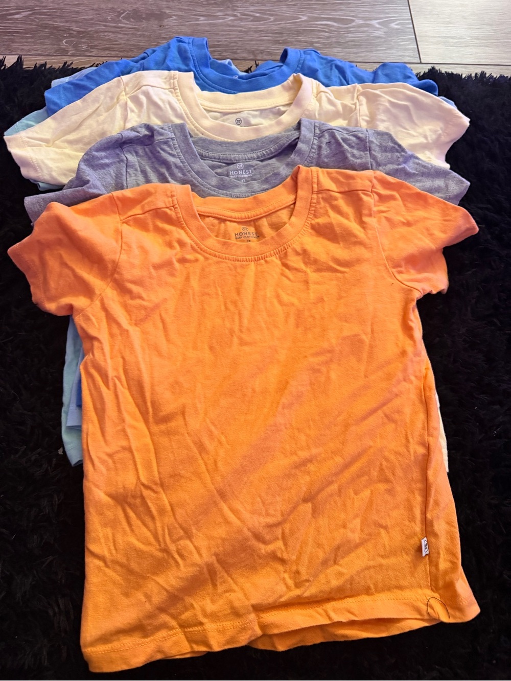 The Honest Company Kids Short Sleeve Tee Toddler Boy 6PCs